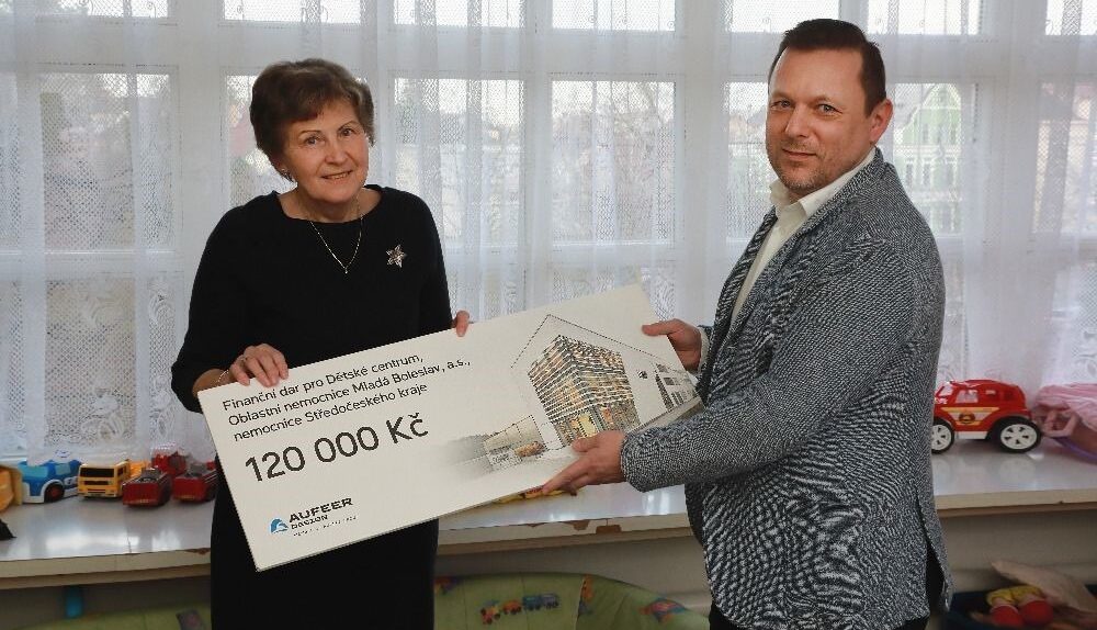 Dobročinné gesto spoločnosti AUFEER DESIGN – srdečný dar pre Detské centrum v Klaudiánovej nemocnici